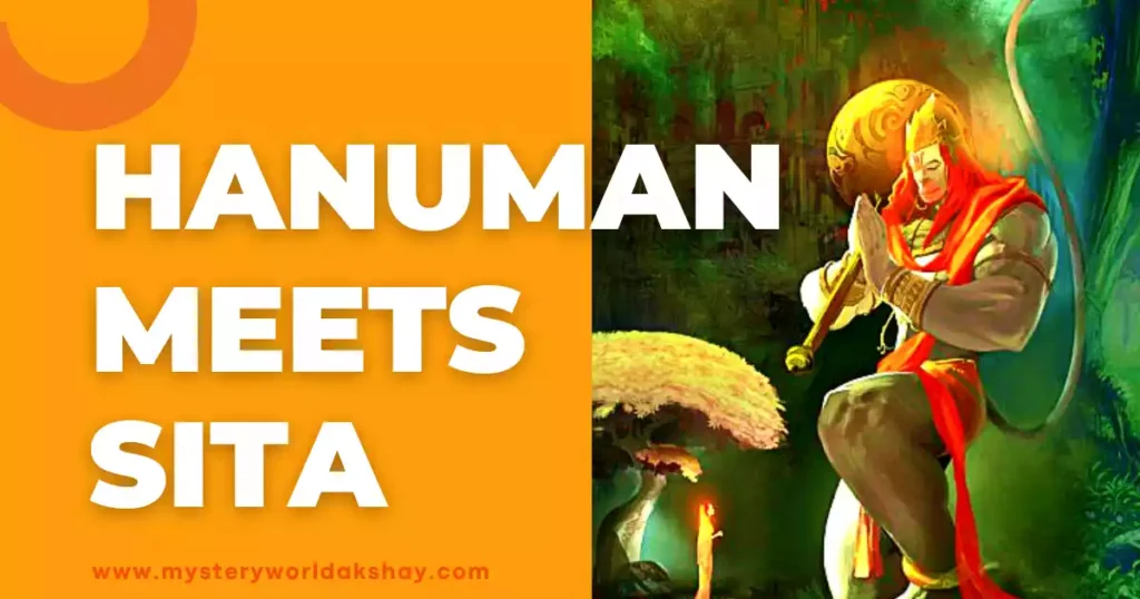 When Hanuman Meets Sita in Ashok Vatika