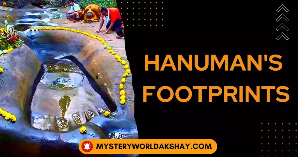 Hanuman's Footprints in the Temple of Shimla