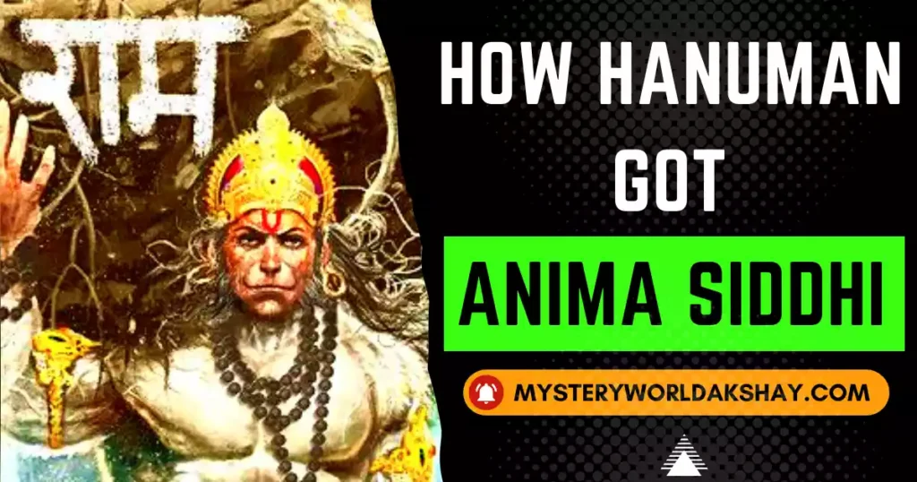 How Hanuman got his Anima Siddhi